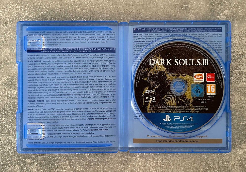Dark Souls 3 The Fire Fades Edition (CUSA-07439 / RU / PS4)