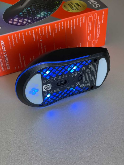 SteelSeries Aerox 3 Wireless Onyx - Wireless Gaming Mouse