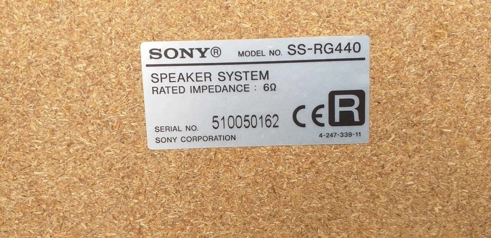 SONY Modelo SS HSD-RG220. Compact disc..