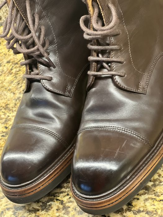 Чоловічі шкіряні чоботи