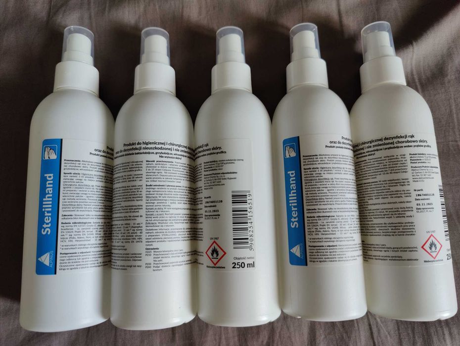 5x Sterillhand hand and skin disinfection liquid
