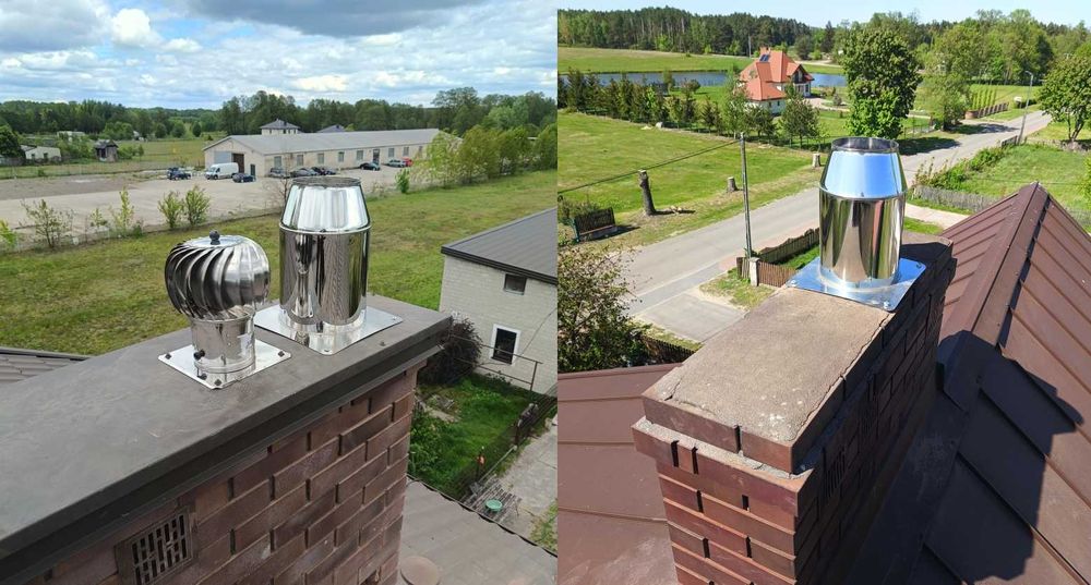 Rozwiercanie Kominów Montaż Wkładów Czyszczenie Mechaniczne KOMINY