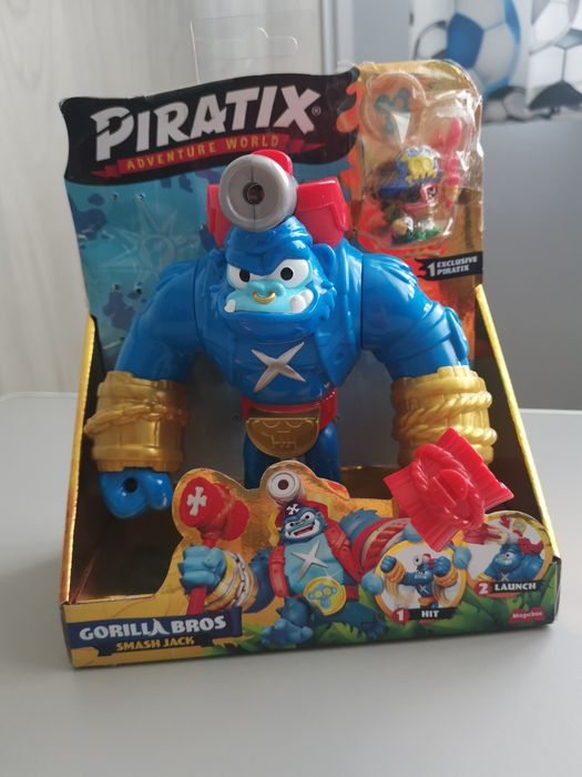 Piratix Gorilla niebieski goryl z figurką