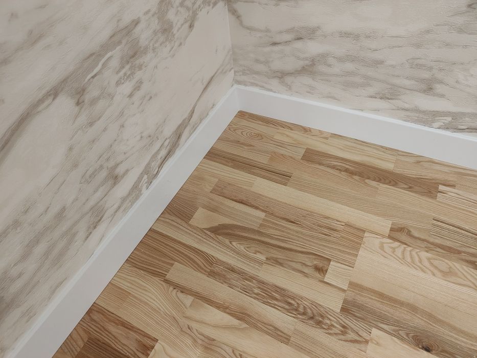 Монтаж мдф плінтуса (плинтуса). Дюрполімер. Дерев'яний