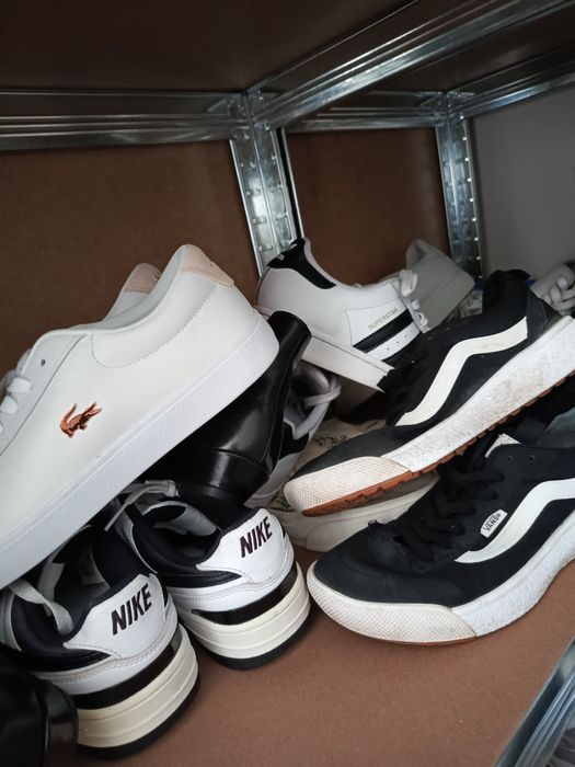 10 par butów, obuwie folia Zalando