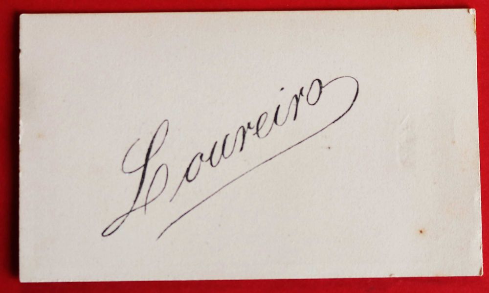 Senhor, CDV Loureiro CDV c/2 marcas frente e verso