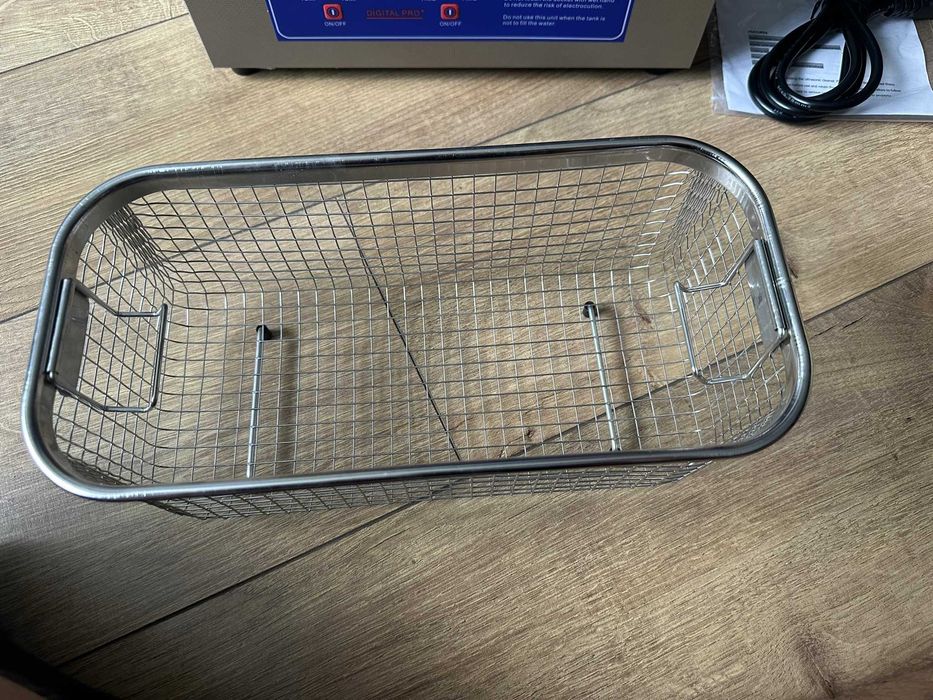 Myjka ultradźwiękowa z koszykiem 6L 580W Nowa Dla optyka jubilera