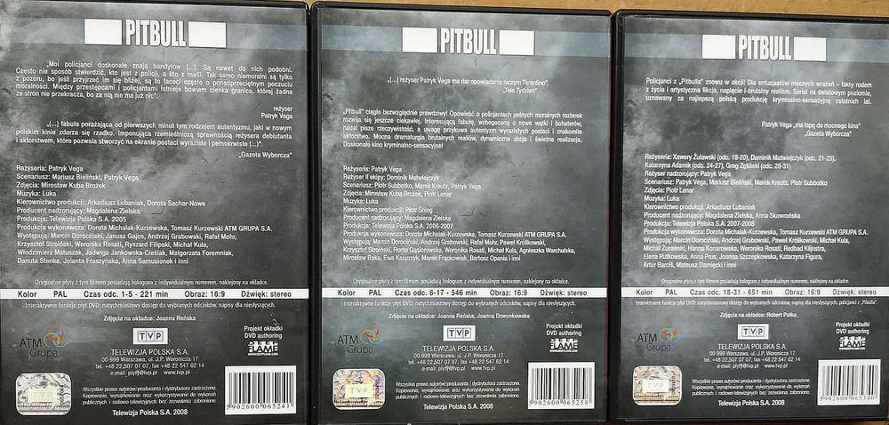Pitbull - komplet, 3 serie