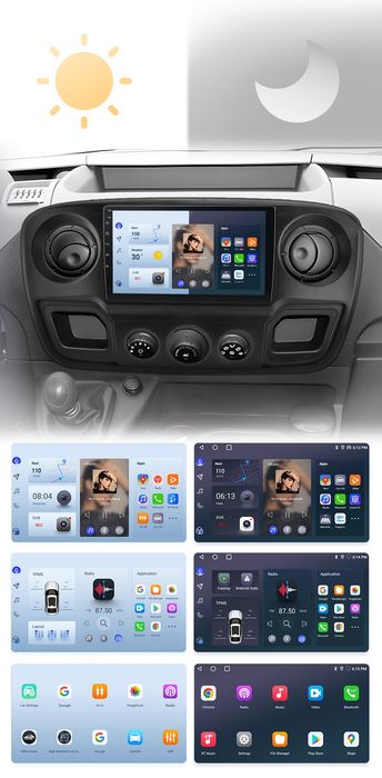 Radio nawigacja Renault MASTER Opel MOVANO NAVI GPS Android