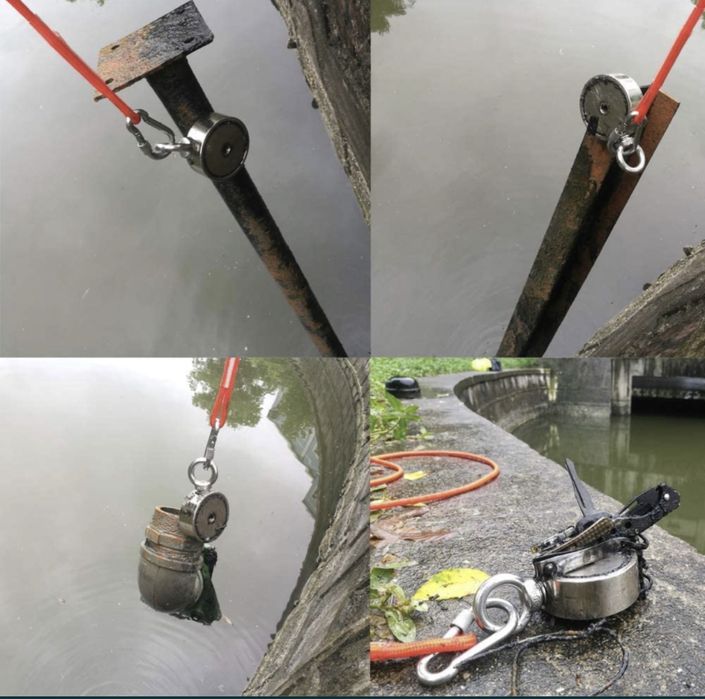 Pesca Magnética Iman Neodyum 320KG c/ Corda (NOVO)