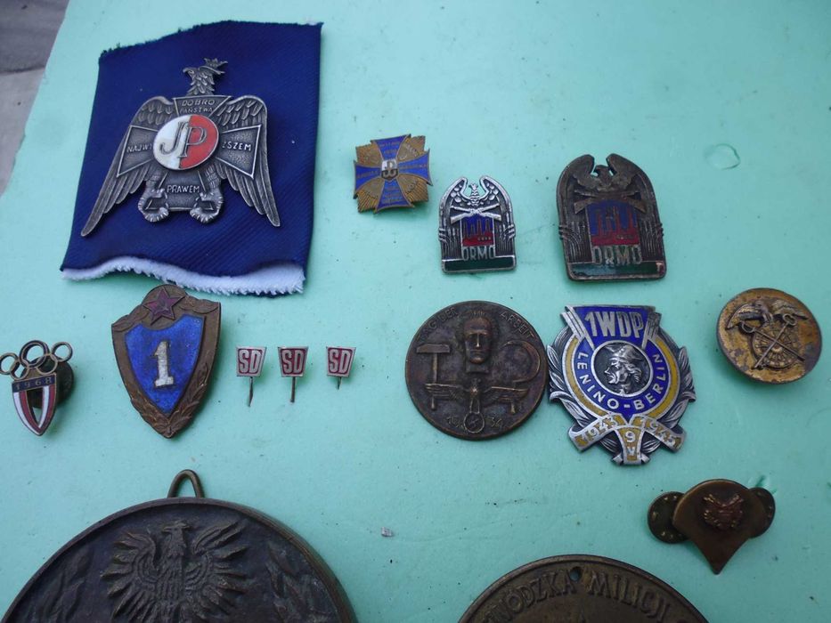 przedwojenna odznaka policja Warszawa