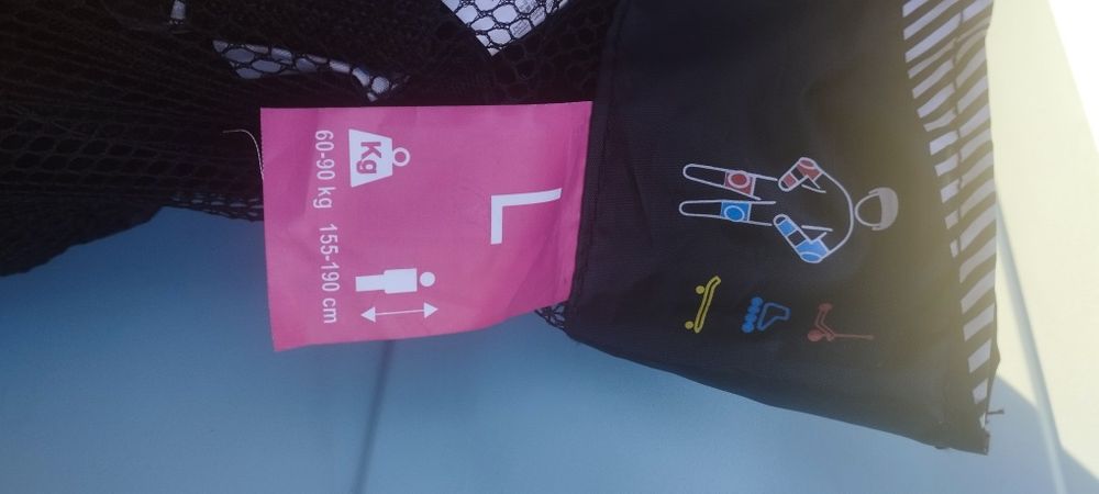 Kit Proteções Patins / Skate / Trotinete Oxelo FIT - Tamanho L (Como Novo)