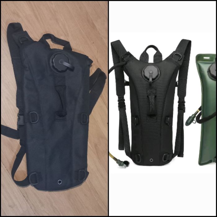 Plecak wojskowy Camel + pęcherz 3L / do biegania, joggingu