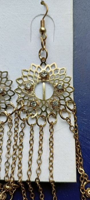 Серьги в восточном стиле, бижутерия