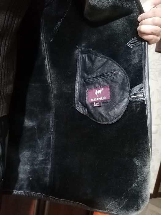 Натуральная кожаная дубленка