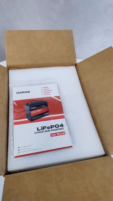 літій-залізо-фосфатний (LiFePO4) акумулятор Dumfume Mini 12.8V 100Ah