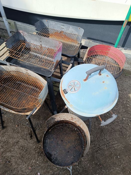 Grill ogrodowy węglowy gril metalowy