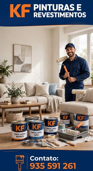 Trabalho com pintura e barramentos remodelação geral