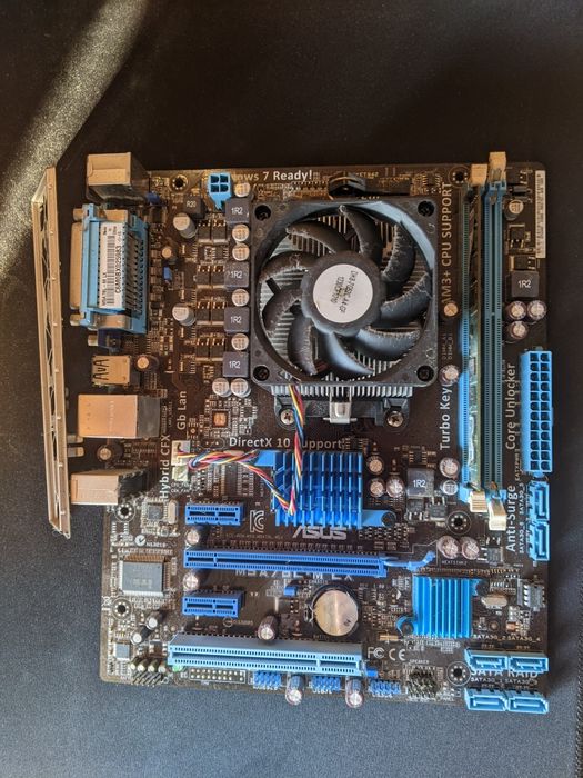Плата Asus m5a78l-m lx +  Athlon LL X3 455 + кулер і операвка