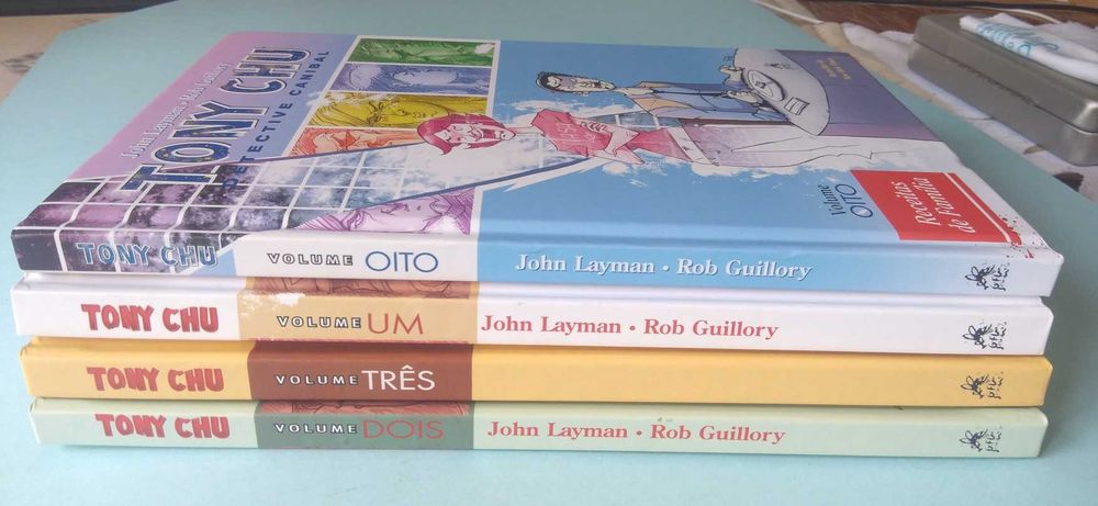 TONY CHU, Detective Canibal - Volumes 1, 2, 3, 8 - Ed. G-Floy