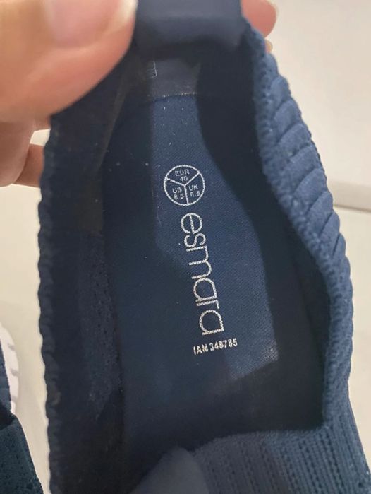 Sapatos confortáveis azuis