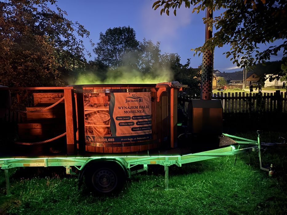 Wynajem Balii Mobilnej , Bania, Jacuzzi Hydromasaż . Jacuzzi4U !