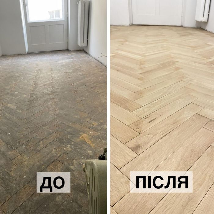 Реставрація паркету, циклевка паркета Киев, ремонт паркета, шліфування