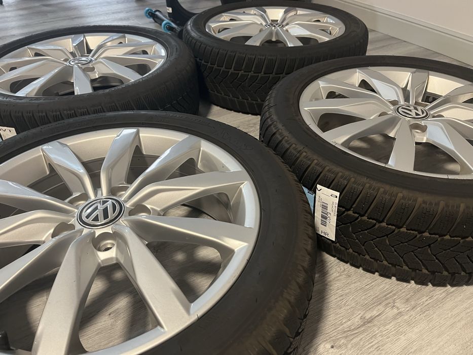 Jantes origibais vw golf 7 com pneus novos