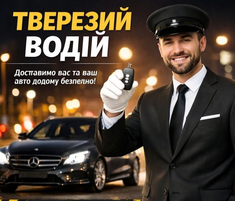 Тверезий водій.Водій на час