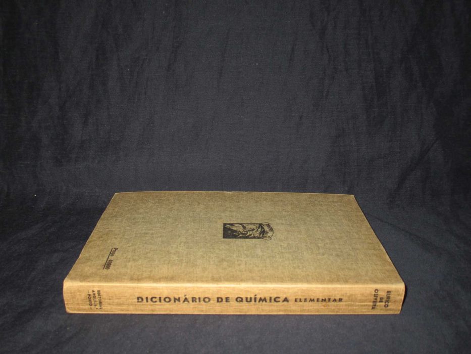 Livro Dicionário de Química Elementar 1947