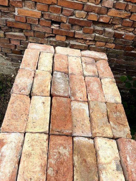 Stara CEGŁA NA SZTUKI- z rozbiórki, używana! 25x 12,5x6,5-7cm