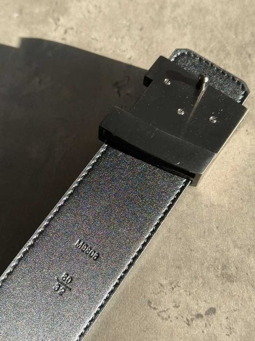 pasek Louis Vuitton  LV Initiales srebrna klamra 90