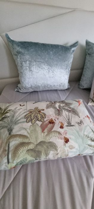 Edredão e almofadas