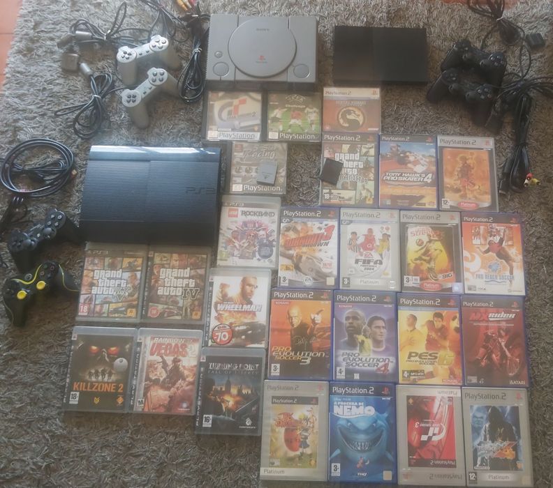 Ps1 Ps2 Ps3 Consolas e Jogos.