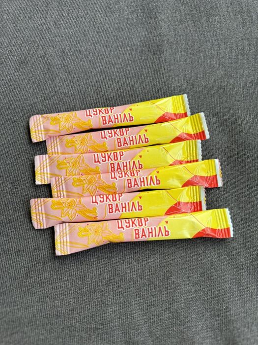 Цукор в стіках з ваніллю, цукор ваніль стік прянощі
