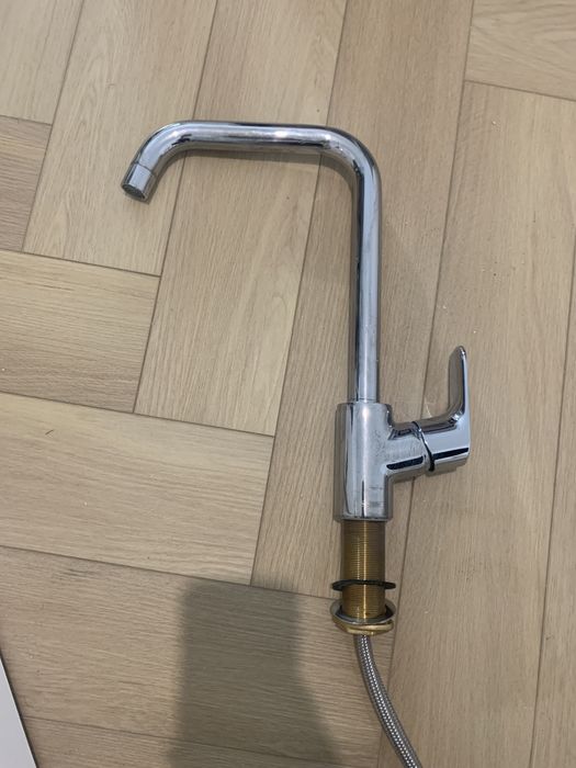 Bateria kuchenna srebrna Hansgrohe Focus M41 chrom