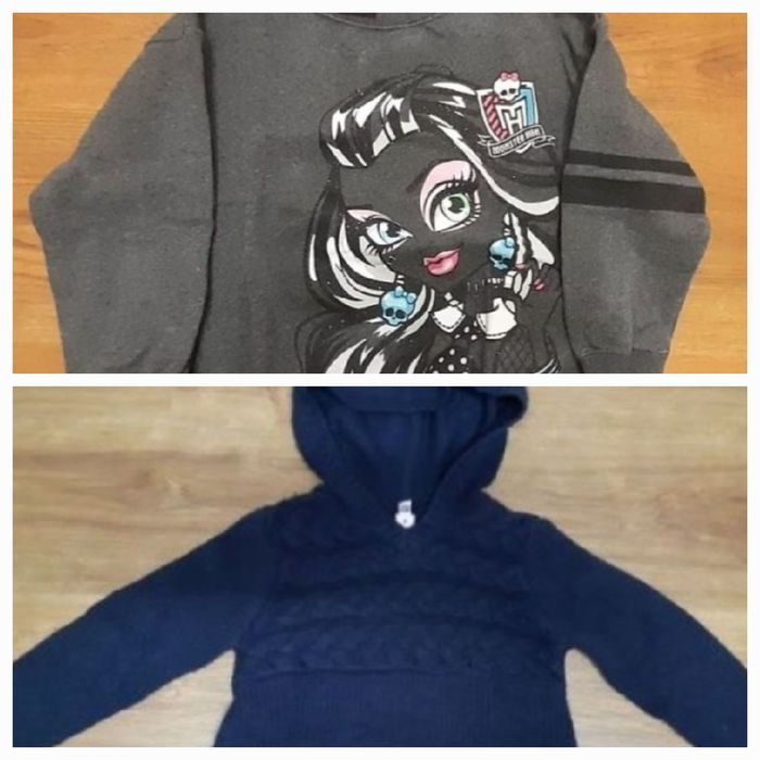 Camisolas nenina 5/ 6 anos