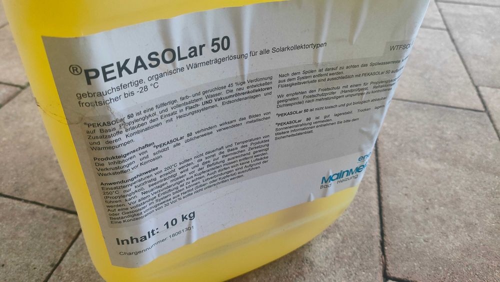 płyn do instalacji grzewczych Pekasolar 50