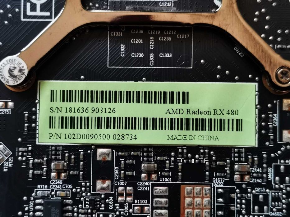 Radeon 8GB Rx 480 - Karta graficzna