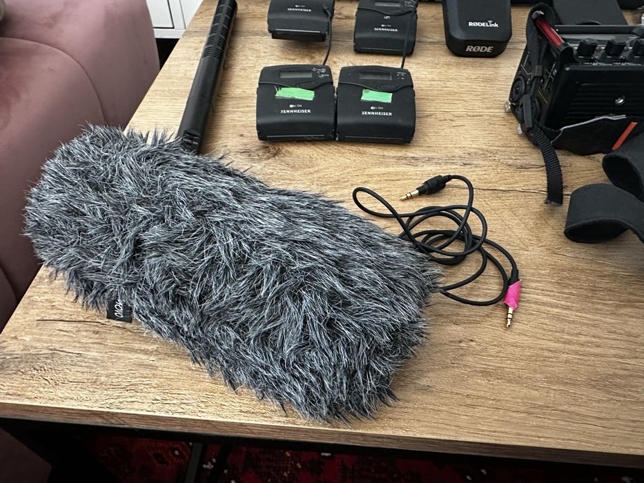 Sennheiser G4 mikroporty + Rode akcesoria  zestaw dźwiękowca