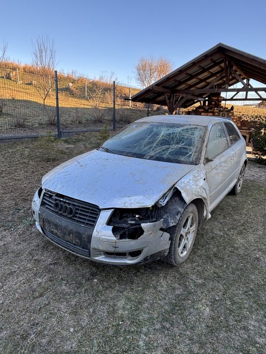 Cała lub na części audi a3 8p, silnik 1.6Mpi+gaz, felgi 16 5x112, LY7W