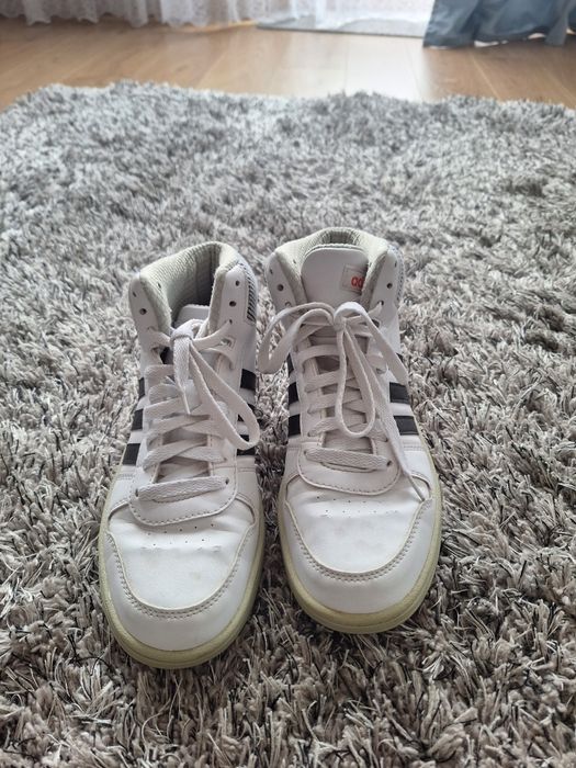 Adidasy,Buty sportowe adidas Hoops Mid 39 białe