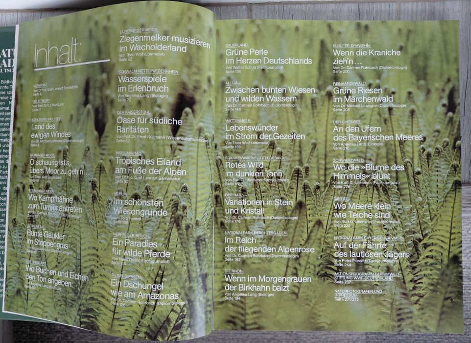 Продам книгу Natur-paradiese in Deutschland