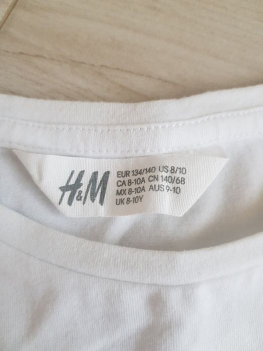 Футболка реглан H&M 8-10 років 128-140см