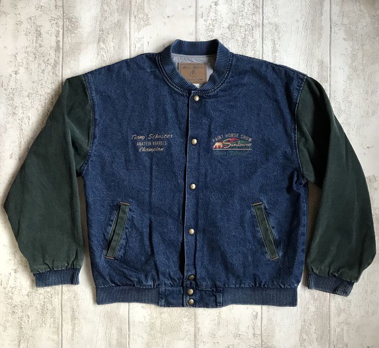 Kurtka Jeans Vintage 1999 Tiany Schuster L Unisex Unikat !