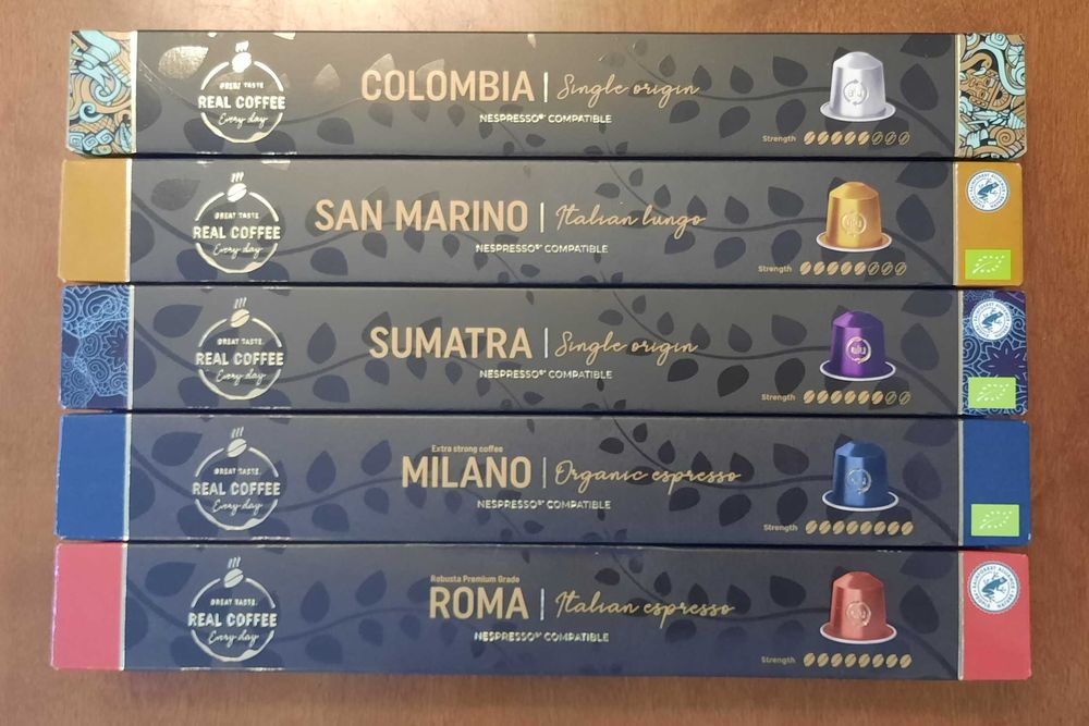 Kapsułki do Nespresso zestaw6  Real Coffee