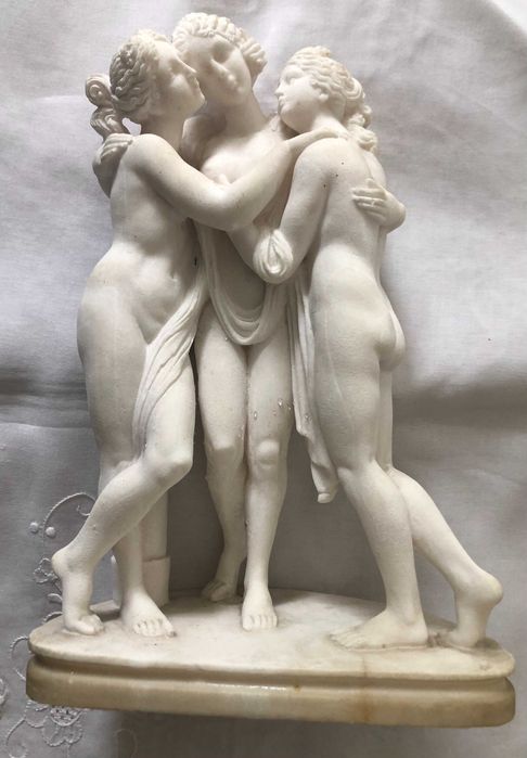 As Três Graças Euphrosyne, Aglaea e Thalia – filhas de Zeus