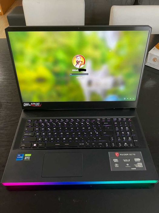 Portátil Gaming MSI Raider GE76 12UHS-613PT