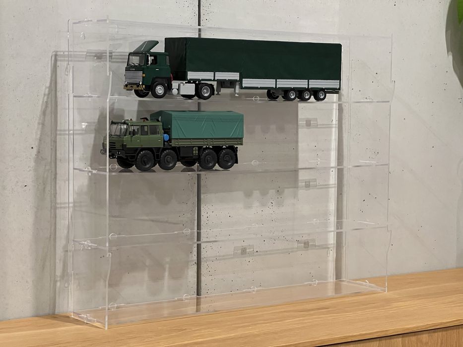 Gabloty na modele w skali 1:64 1:43 1:24 1:18 z plexi