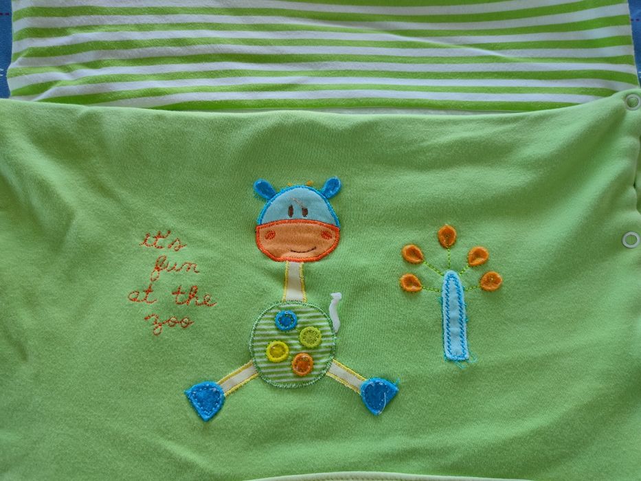 Saco de dormir pra bebé com capuz (0-6M)